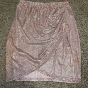 Windsor champagne skirt